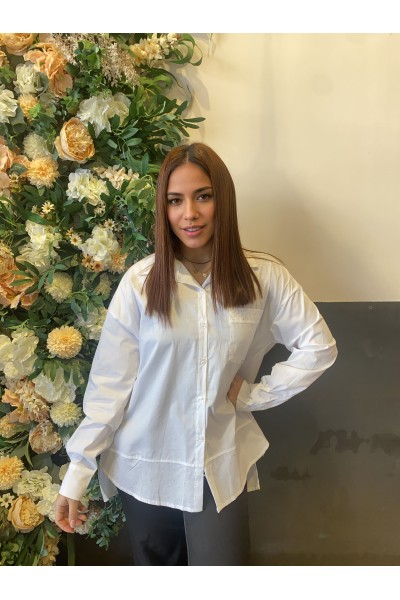 CAMISA DE BOLSILLO CON DETALLES BRILLANTES 50299